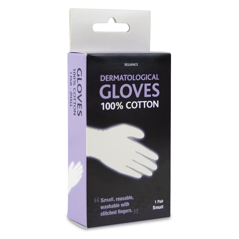 Dermatological Cotton Gloves, Small - Small - Box of 6 (SKU: 705 ...