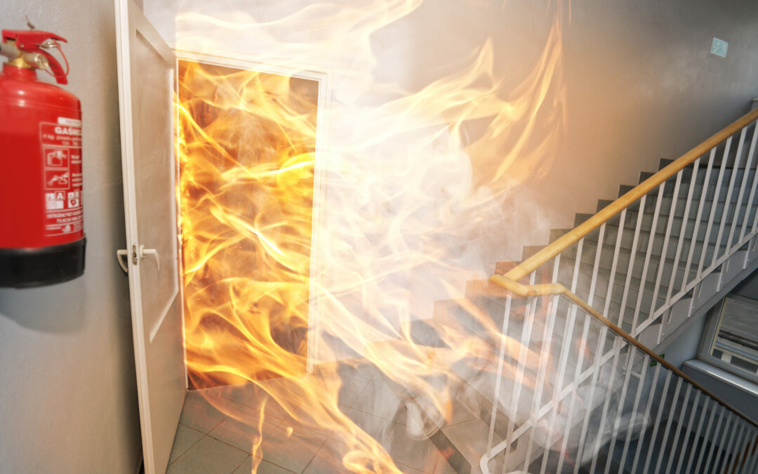 Big fire in the office building | Compliance Standard Group